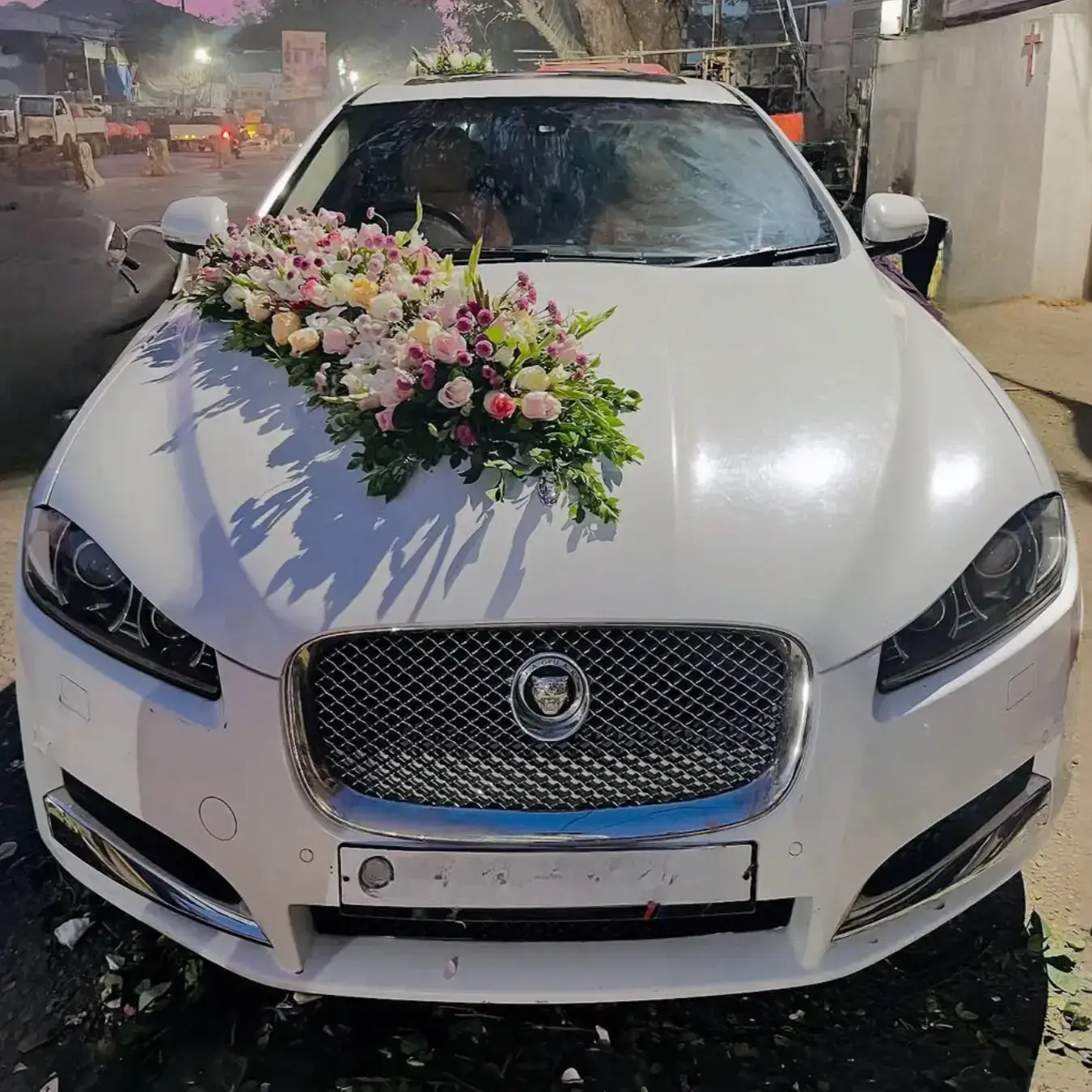 Personalized Wedding Car Floral