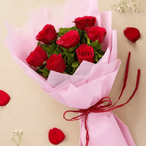 7 Sticks Red Roses