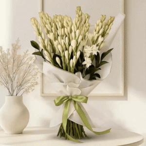 10 Sticks Tuberose 10 Sticks Basanti Chrysanthemum Bouquet