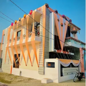 House decoration for wedding from outside
