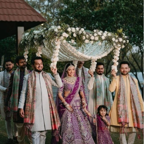 Bridal Flower Chadar