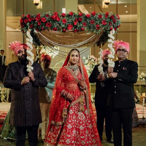 Bridal Flower Chadar