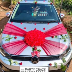 New beautiful Rose's wedding car