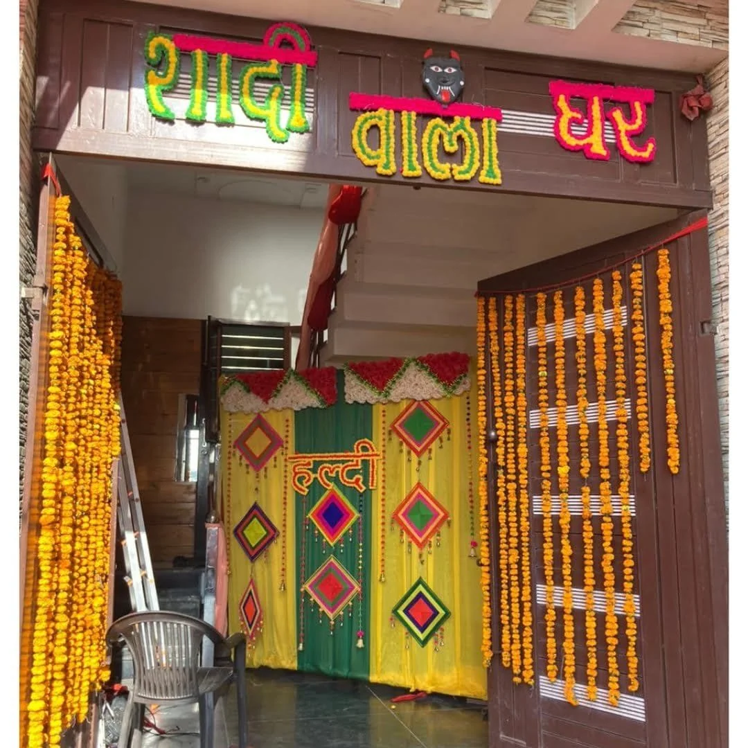 Shadi Wala Gher and Haldi Decoration